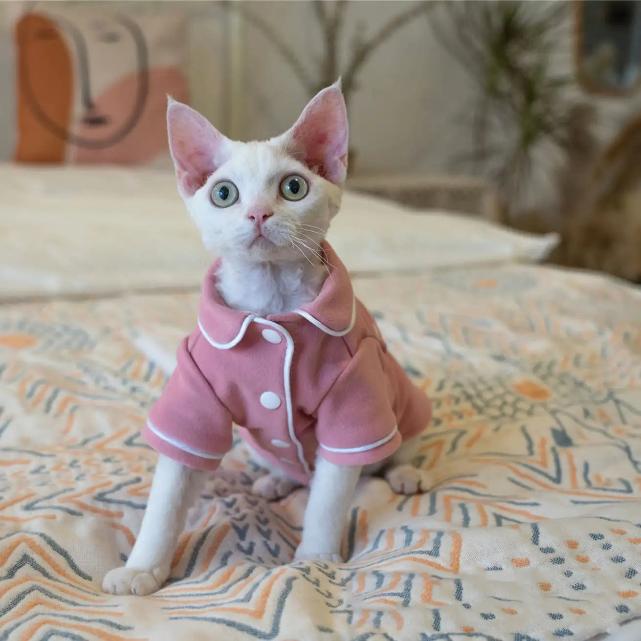 Pyjama réversible en polaire