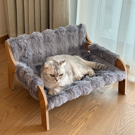 Plush Pet Sofa Bed for Dogs & Cats