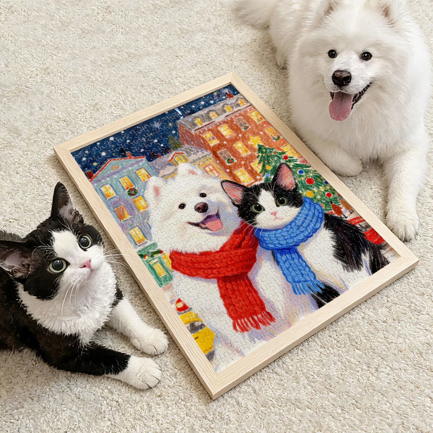 Mountain Meadow - Custom Pet Puzzle (500 Pieces Framed)