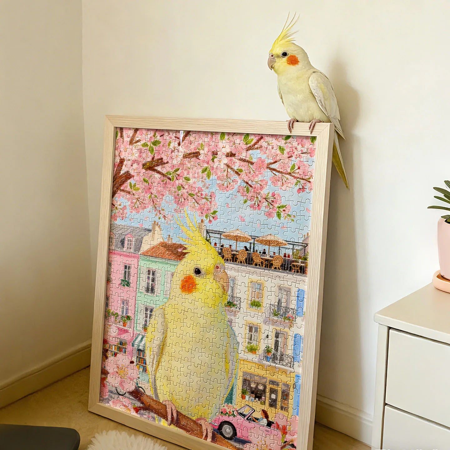 Spring - Custom Pet Puzzle (500 Pieces Framed)