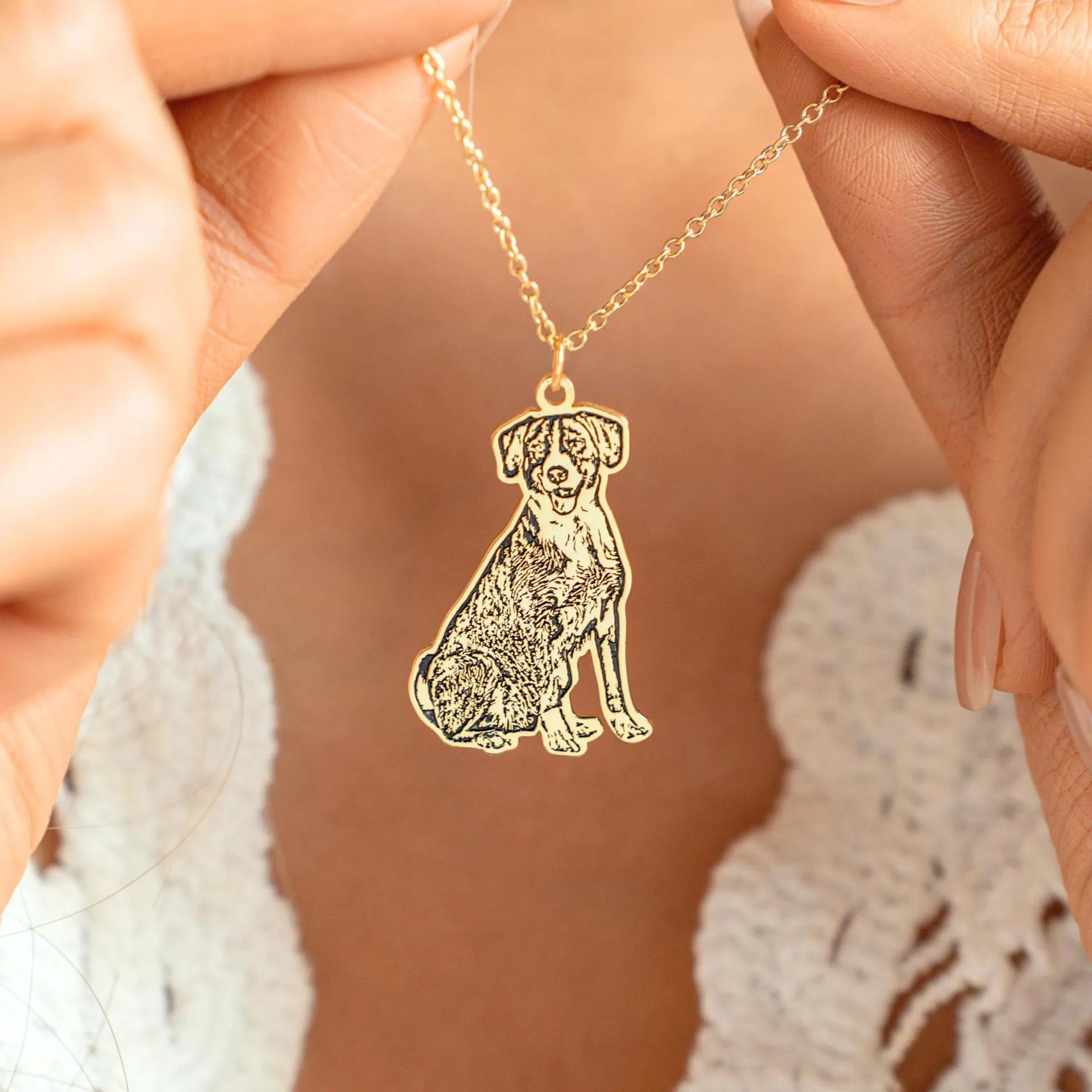 DIY Handmade Pet Photo Necklace - Custom Dog Cat Memorial Keepsake