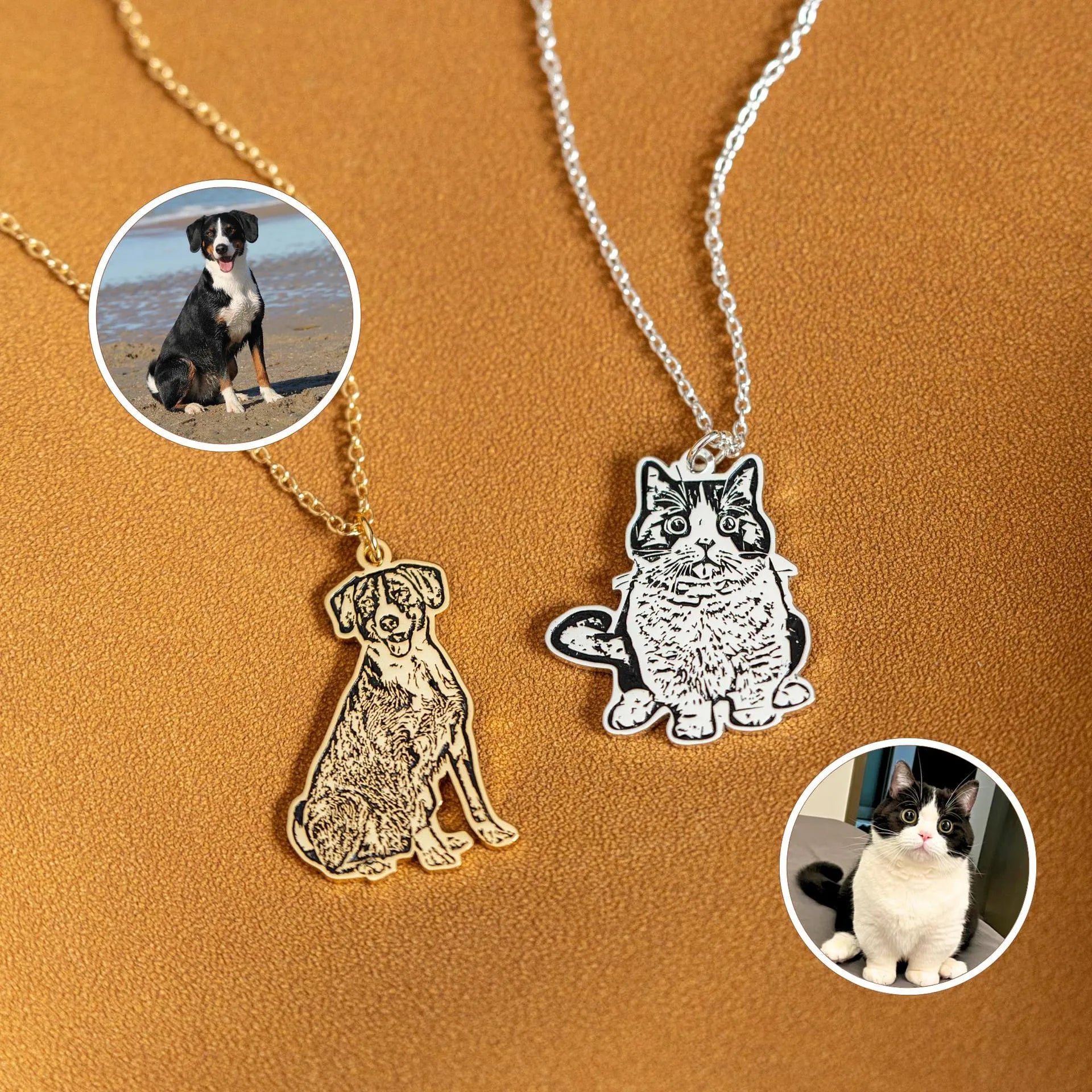 DIY Handmade Pet Photo Necklace - Custom Dog Cat Memorial Keepsake