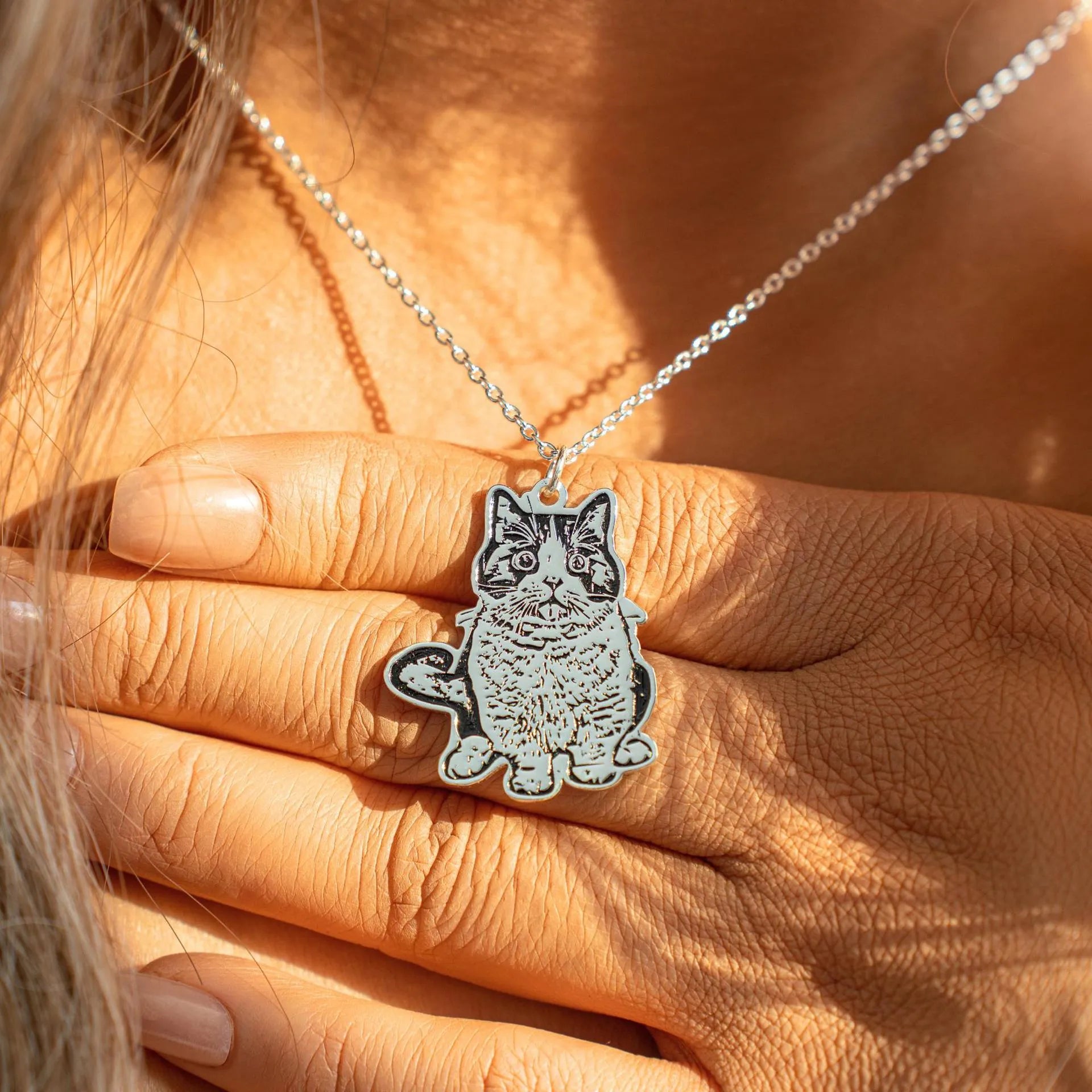 DIY Handmade Pet Photo Necklace - Custom Dog Cat Memorial Keepsake