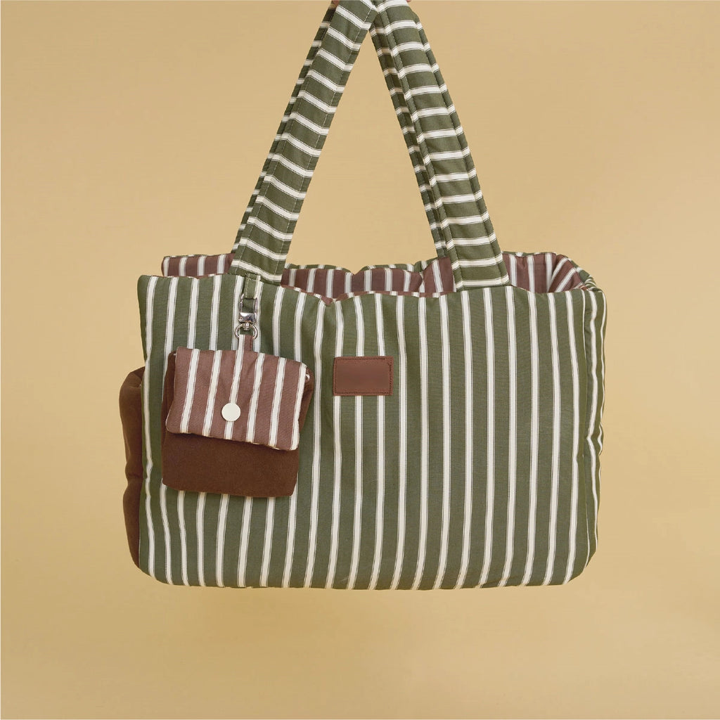 Sac de transport pour animaux vert avocat