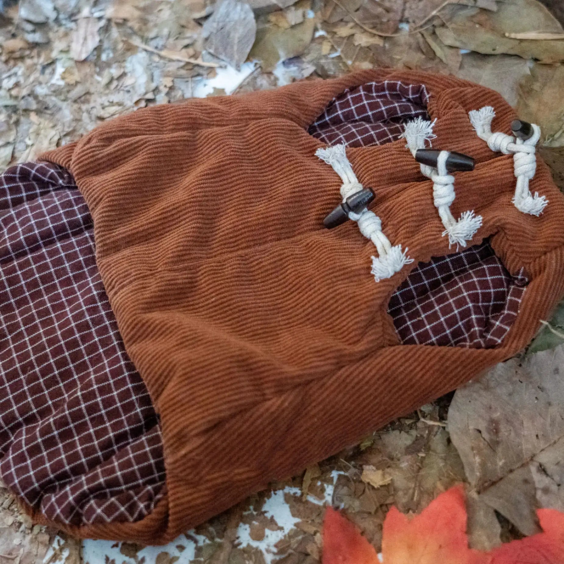 Corduroy Padded Cat Vest