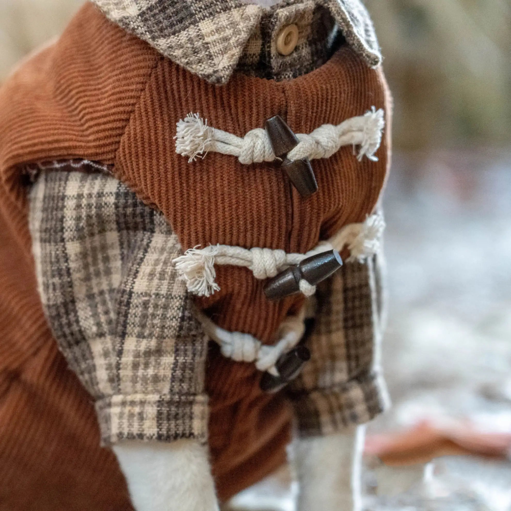 Corduroy Padded Cat Vest