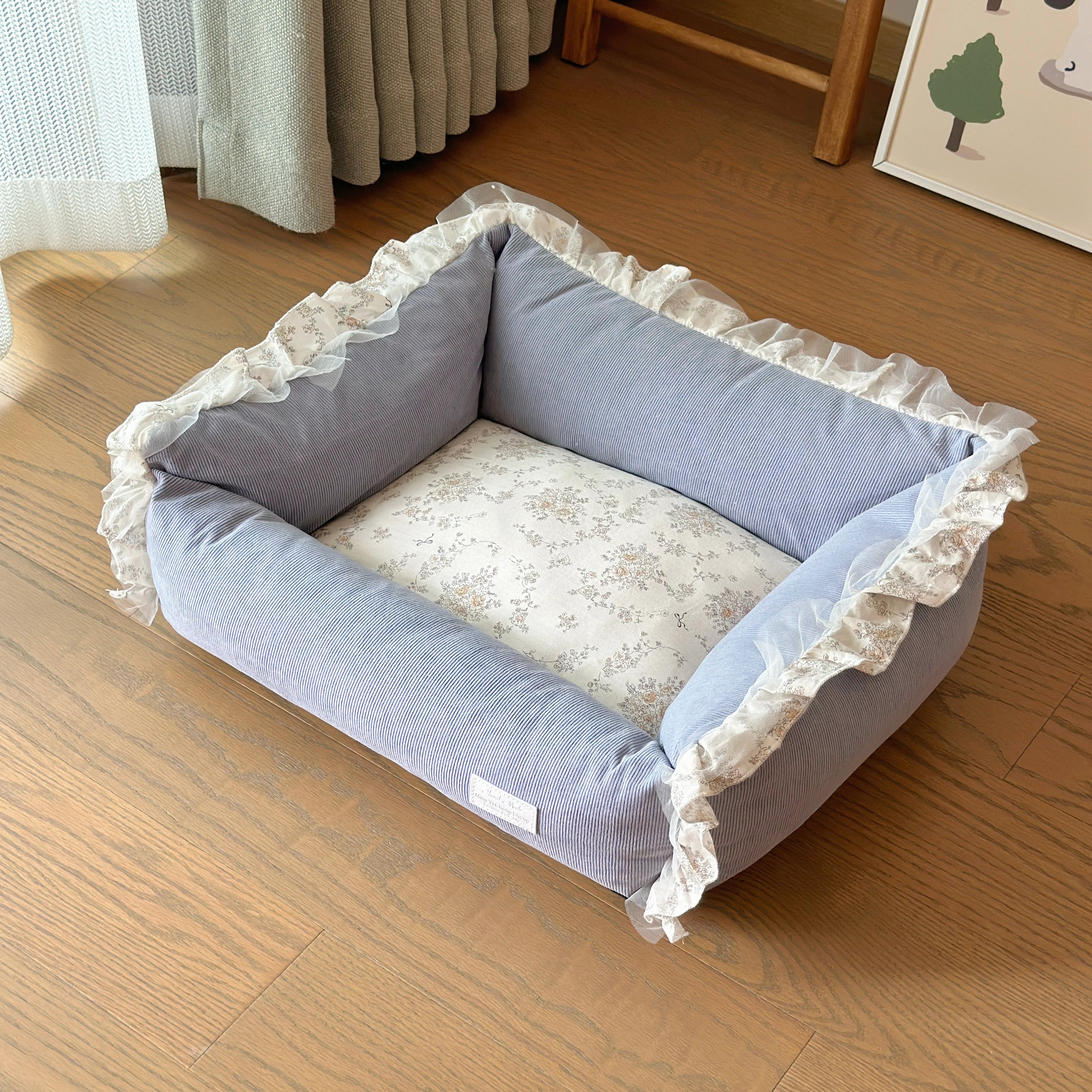 Cozy Corduroy Pet Sofa Bed