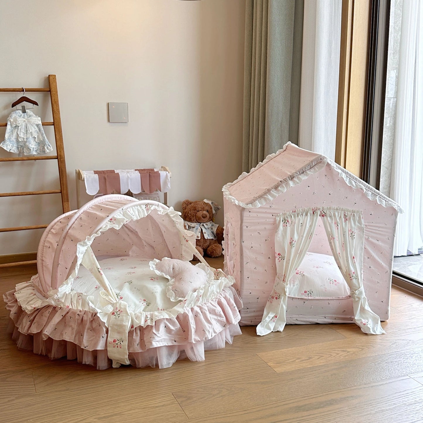 Cotton Pet Cradle Bed Tent