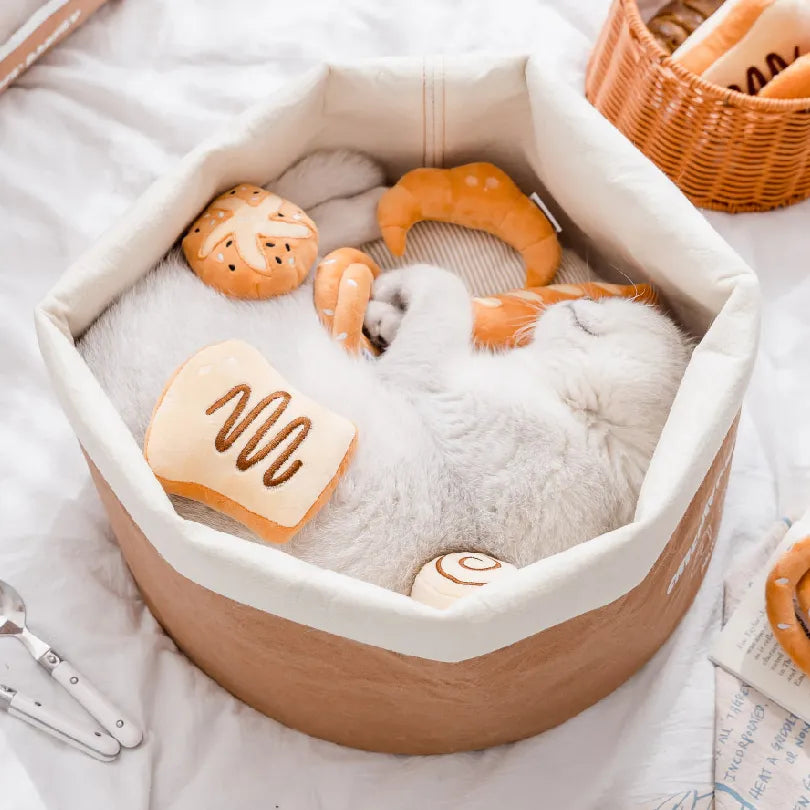 Cozy Kraft Paper Cat Bed
