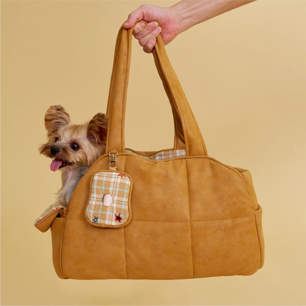 Sac de transport confortable en cuir pour animaux de compagnie