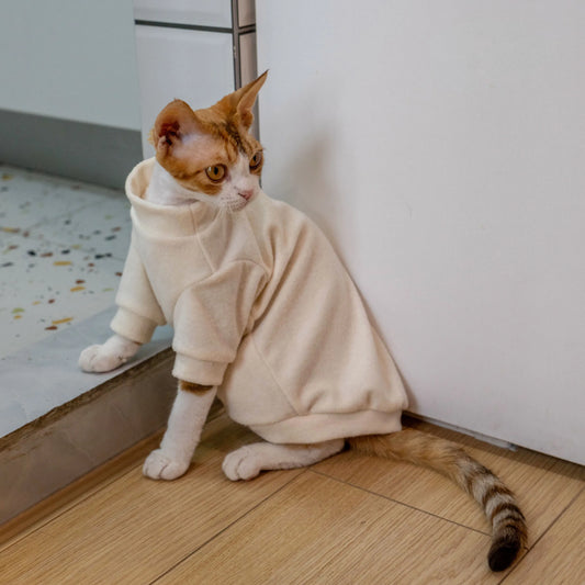 Cozy Terry Cat Sweatshirt