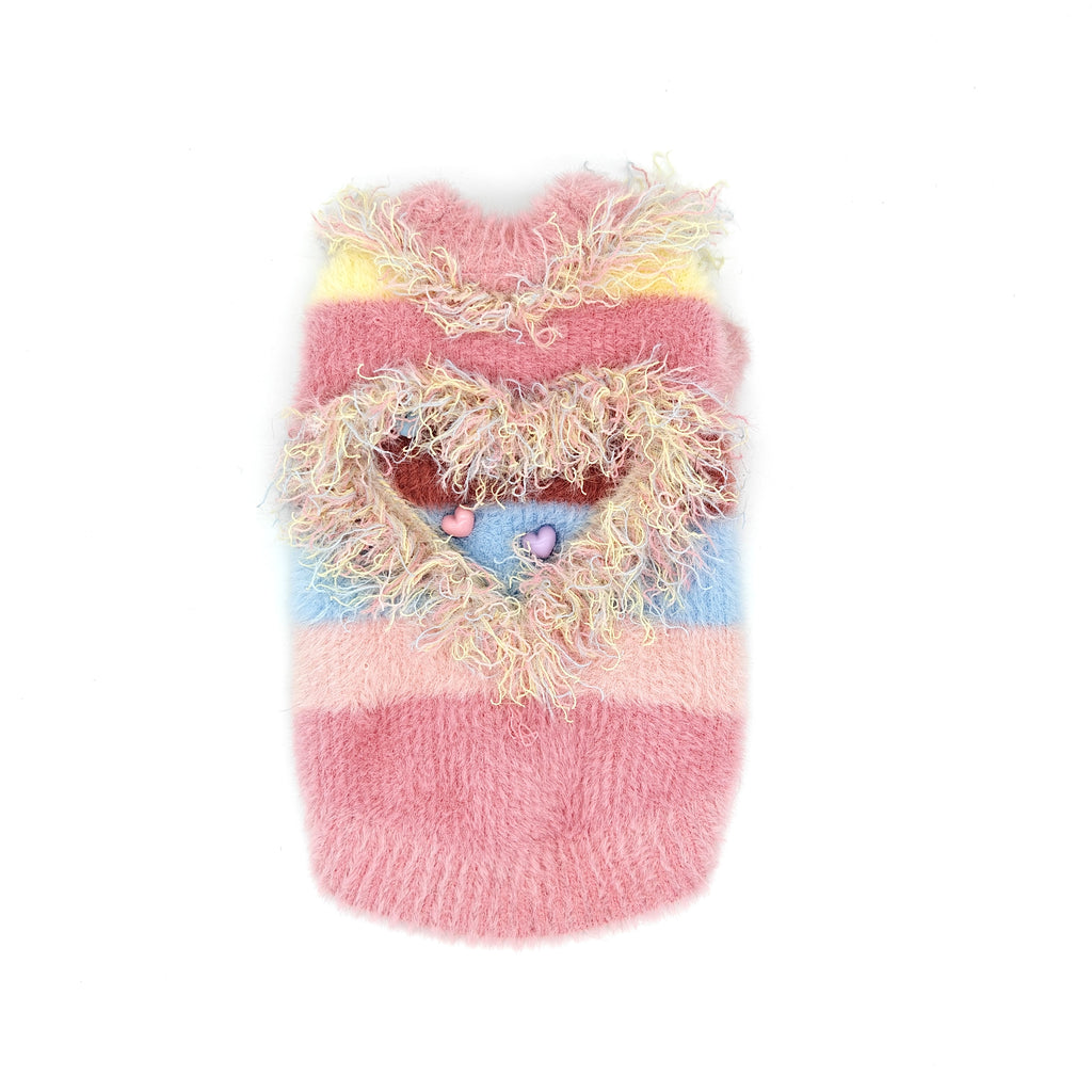 Cozy Winter Knit Dog Sweater Vest