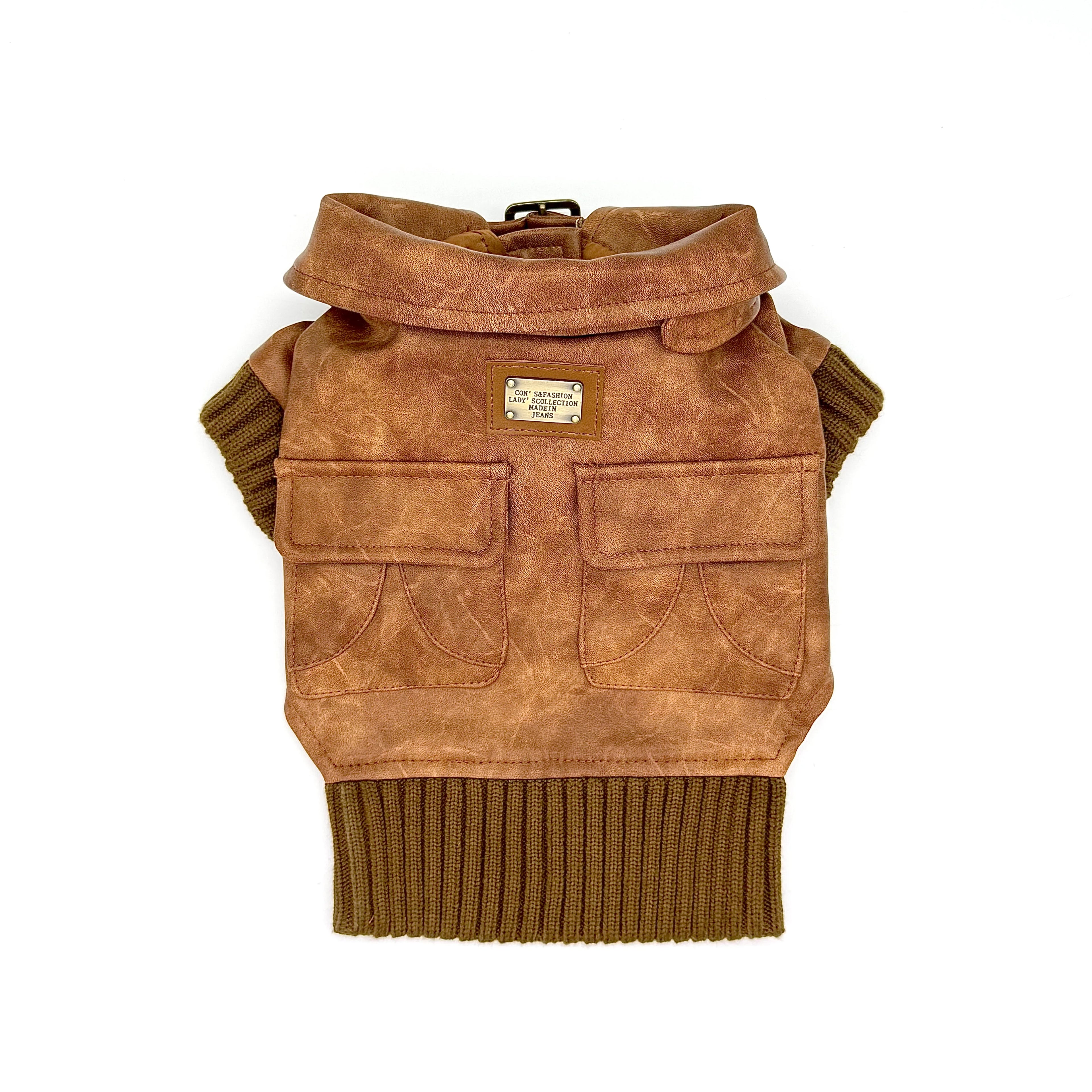 Winter Dog Leather Jacket