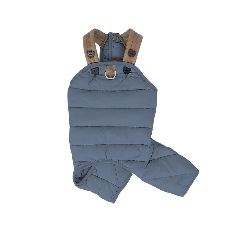 Winter Four-Leg Harness Jumpsuit for Dogs