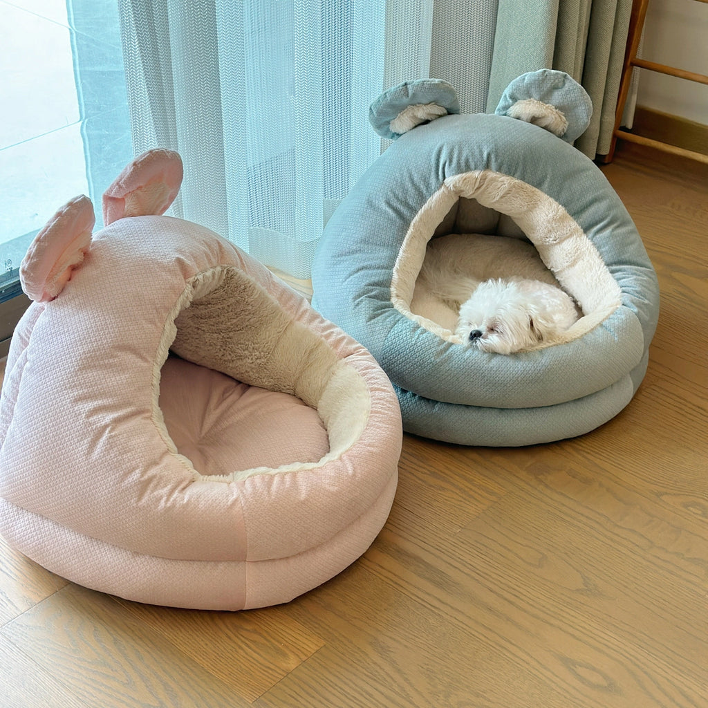 Fluffy Tent Pet Bed
