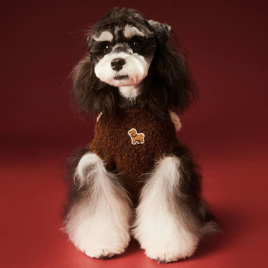 Cozy Knitted Dog Sweater Vest