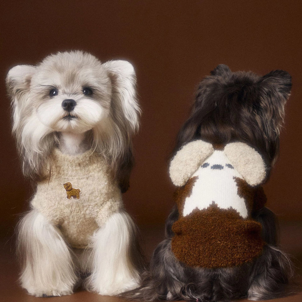 Cozy Knitted Dog Sweater Vest