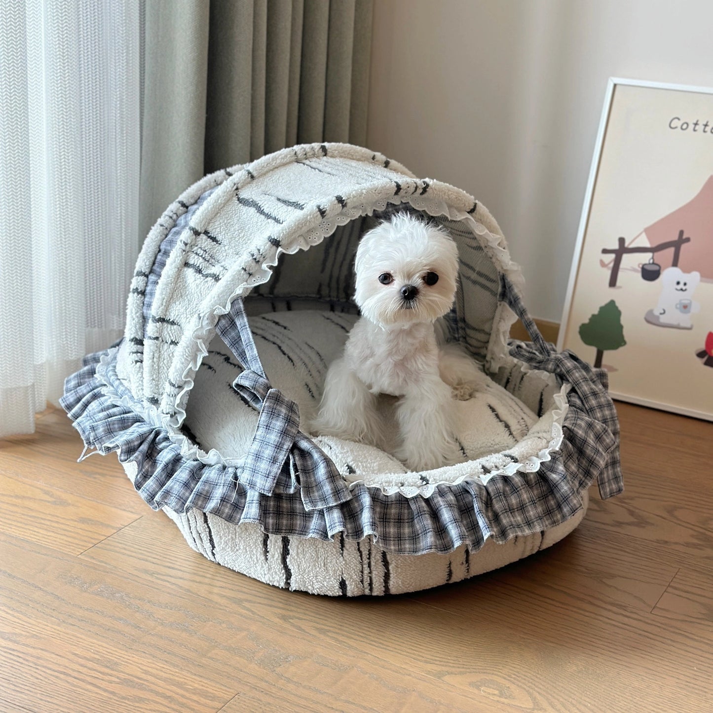 Luxus-Haustierzeltbett