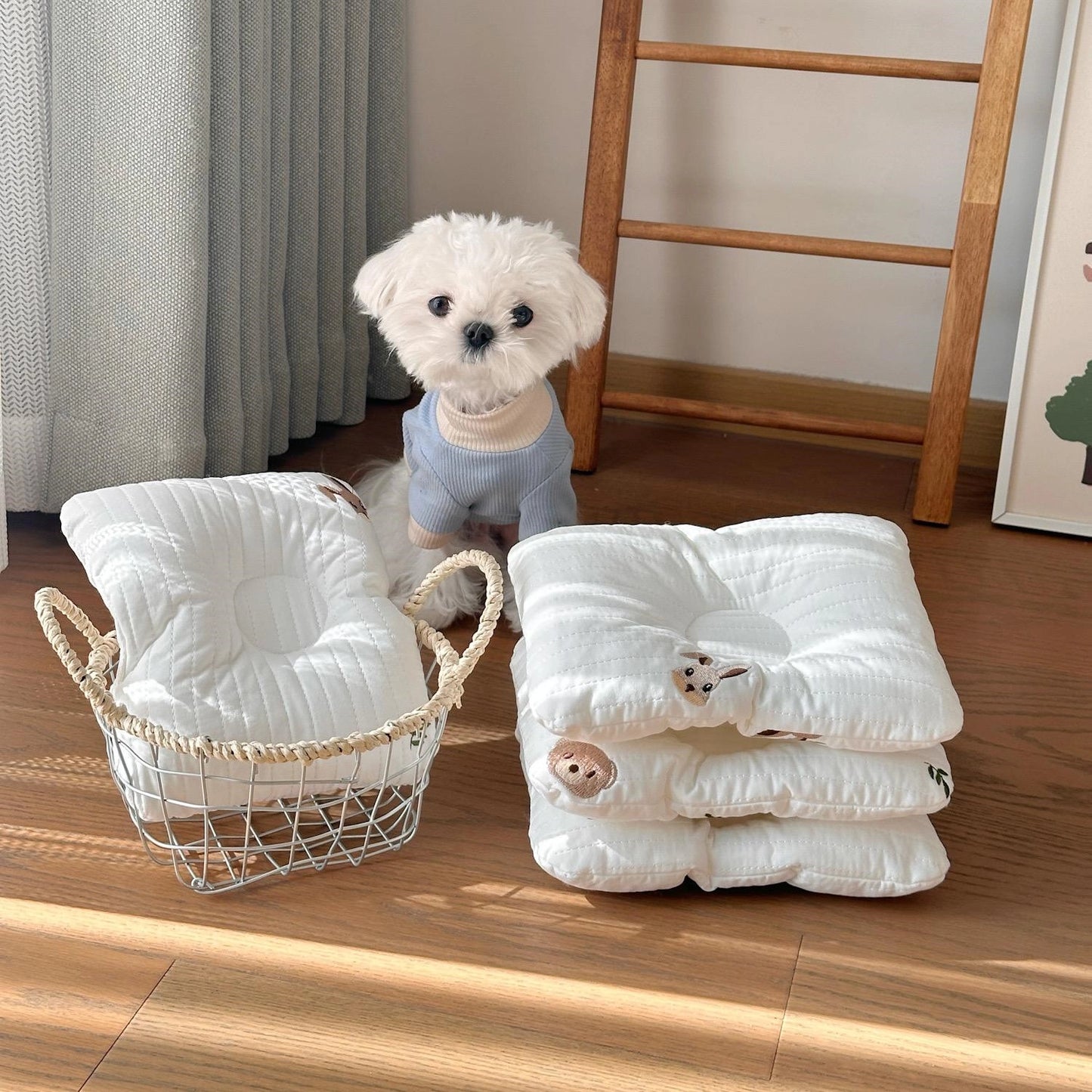 Orthopädisches gestepptes Haustierkissen