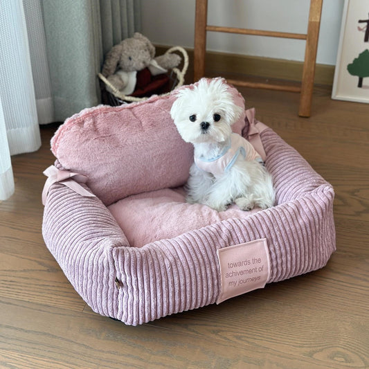 Plush Winter Pet Sofa Bed