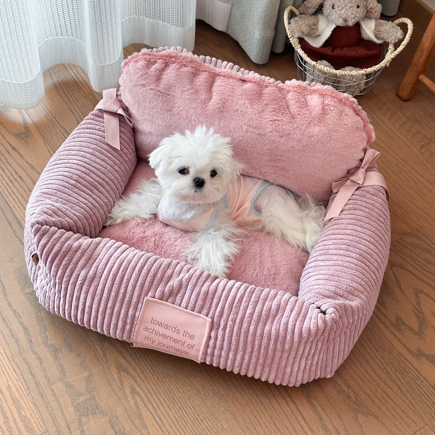 Plush Winter Pet Sofa Bed