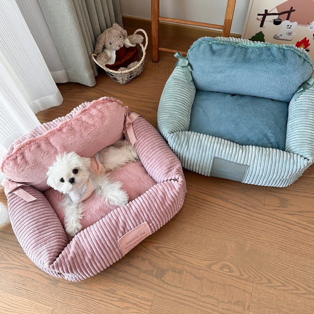 Plush Winter Pet Sofa Bed