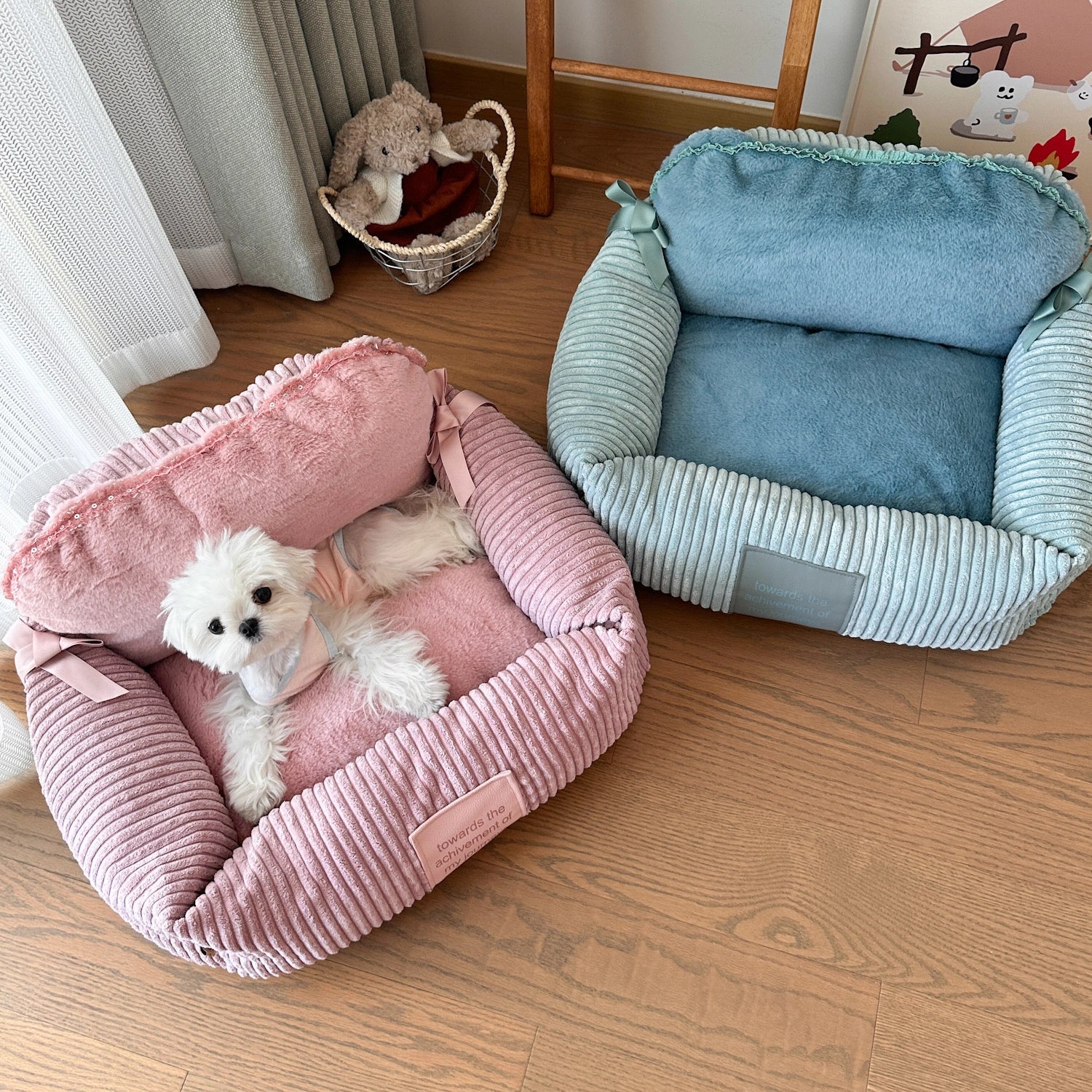 Plush Winter Pet Sofa Bed