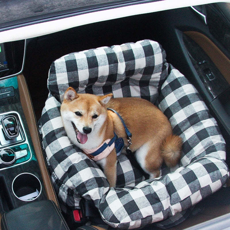 Portable Dog Car Seat & Carrier Bed