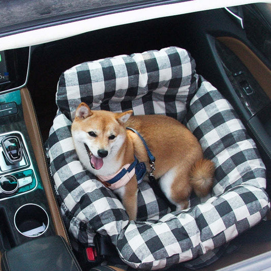 Portable Dog Car Seat & Carrier Bed