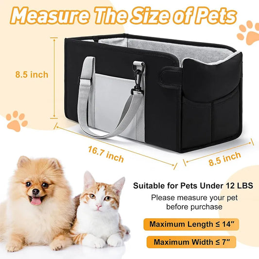 Portable Dog Car Seat for Small Dogs