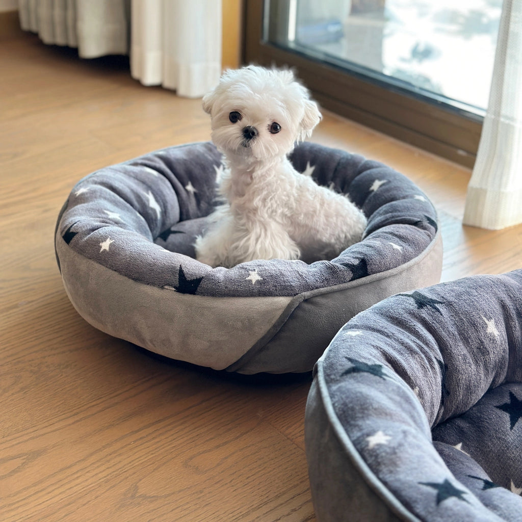 Round Winter Pet Bed