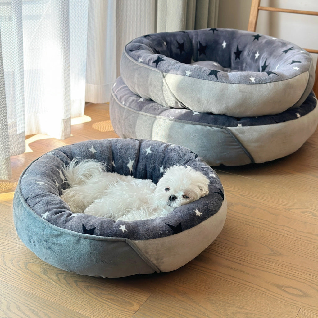 Round Winter Pet Bed