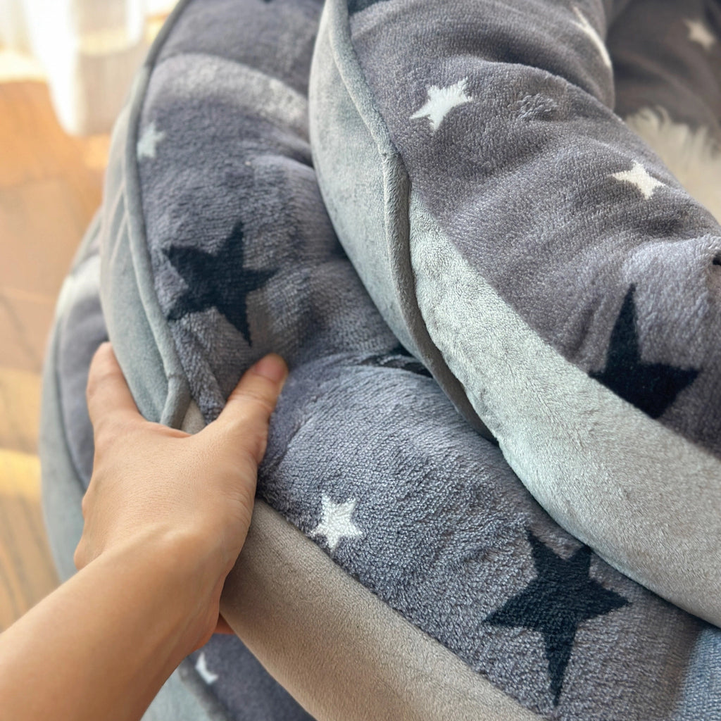 Round Winter Pet Bed