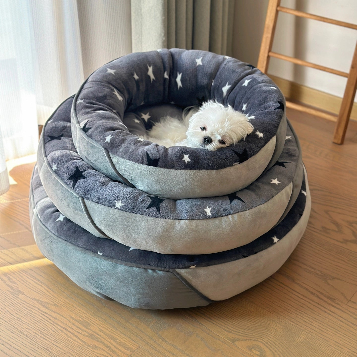 Round Winter Pet Bed