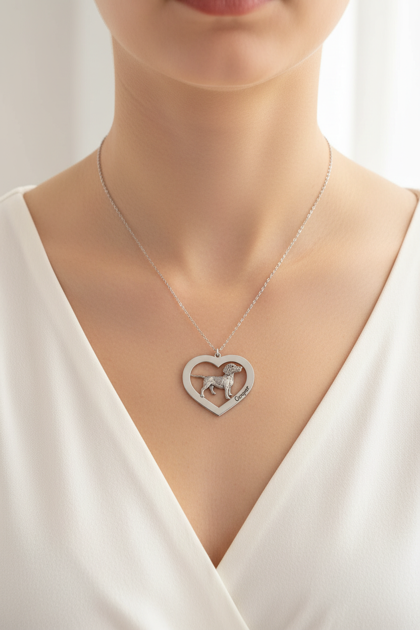 Silver Necklace Elegant Close-up