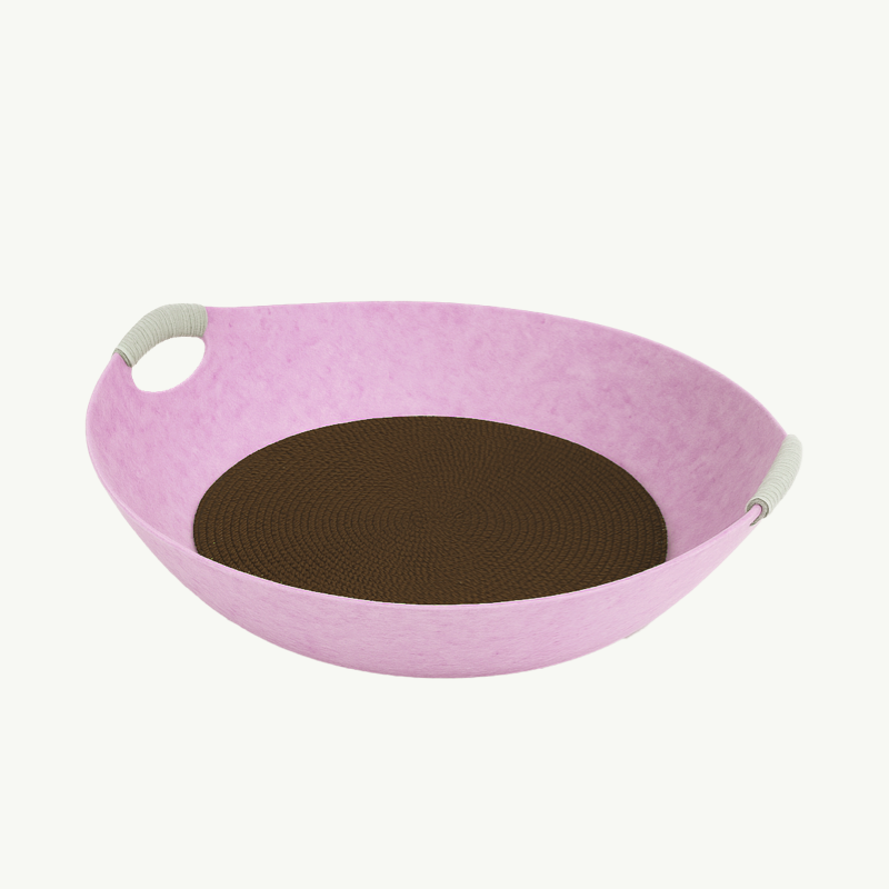 Handcrafted Wool Felt Cat Bed