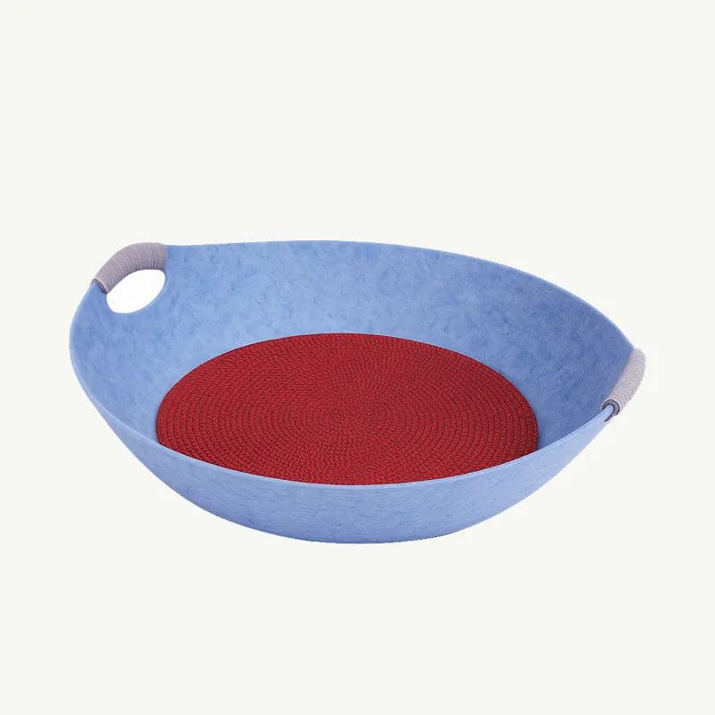 Handcrafted Wool Felt Cat Bed