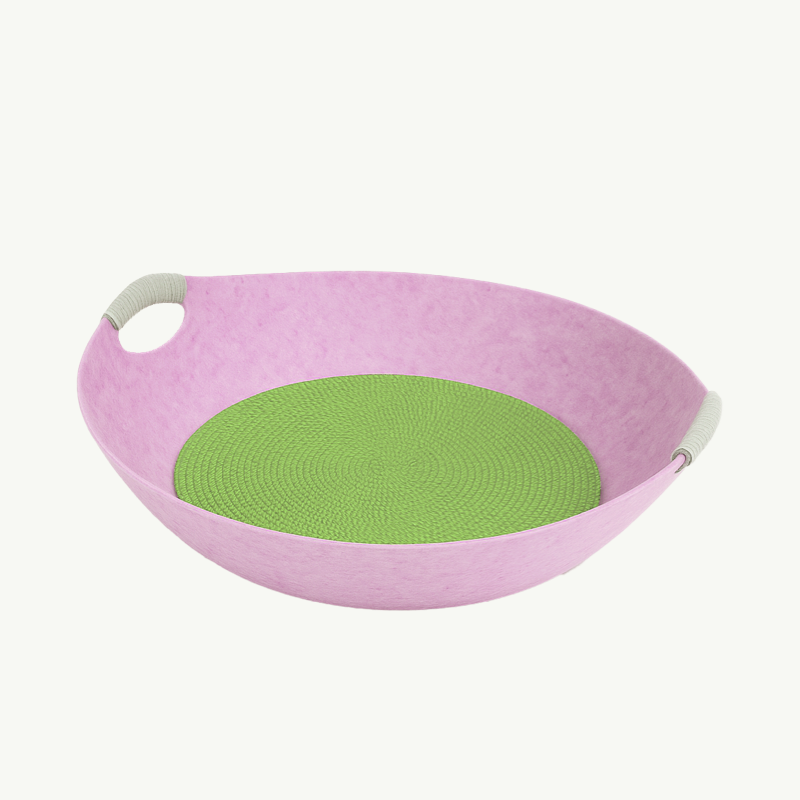 Handcrafted Wool Felt Cat Bed