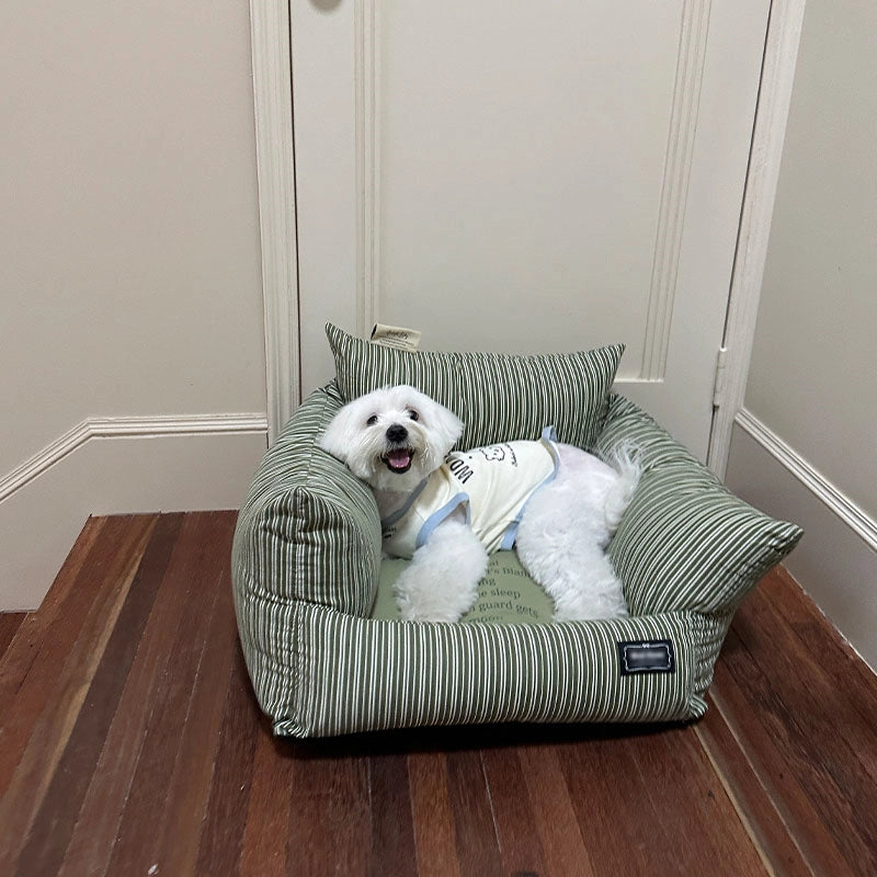 Washable Cotton Pet Bed Sofa