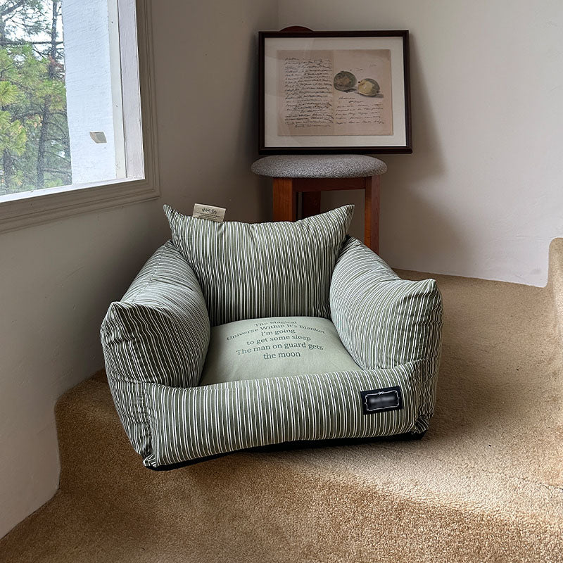 Washable Cotton Pet Bed Sofa