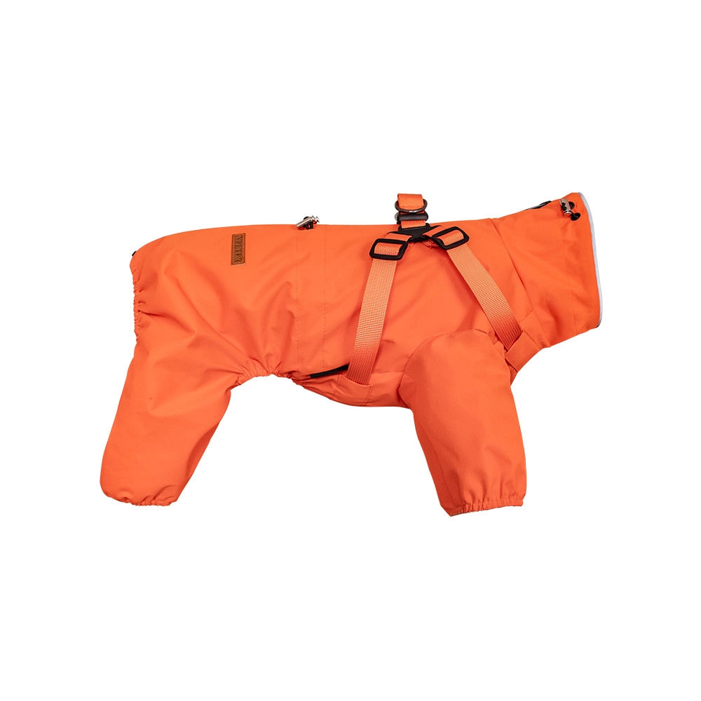 Outdoor Waterproof Four-Leg Dog Raincoat