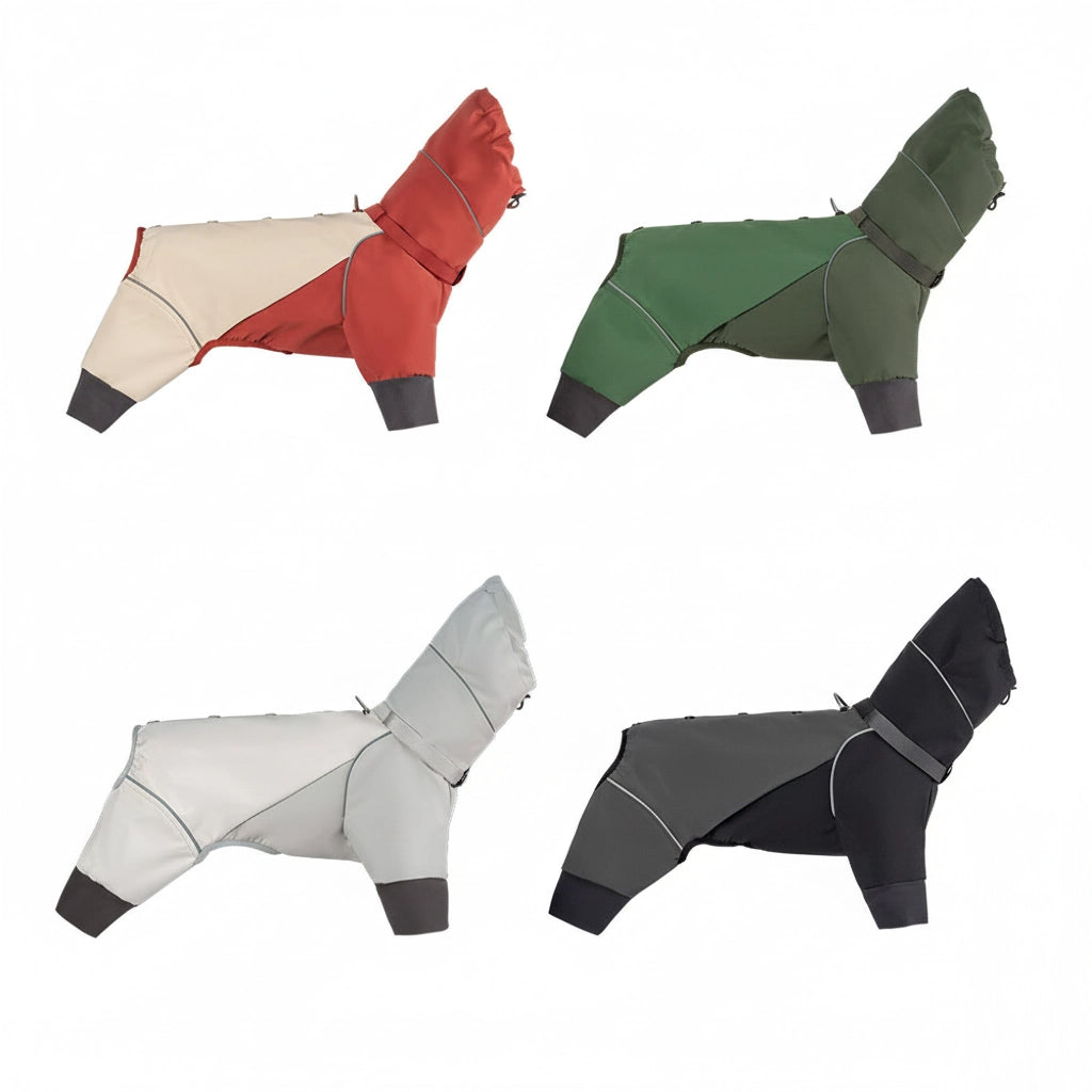 Waterproof Four-Leg Dog Raincoat