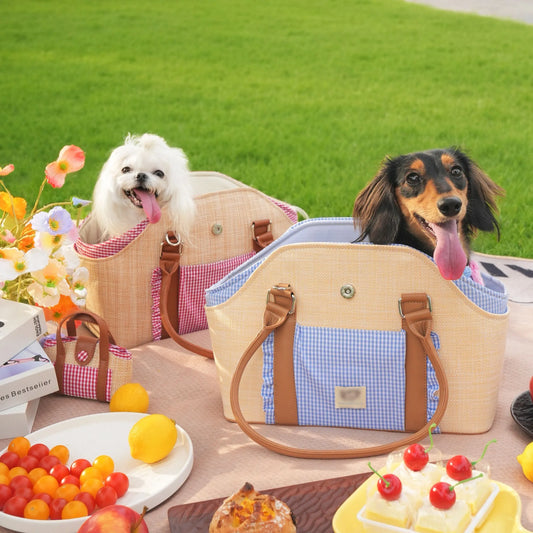 Lightweight Woven Pet Carrier Bag